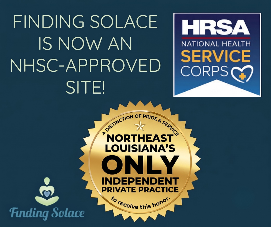 Finding Solace is an NHSC-approved site